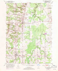 West Farmington 1952 topographic map thumbnail