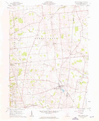 West Mansfield 1961 topographic map thumbnail