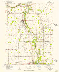 West Milton 1955 topographic map thumbnail