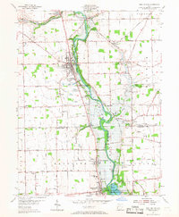 West Milton 1955 topographic map thumbnail