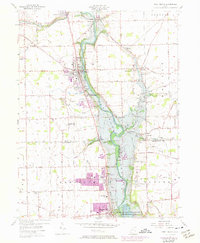 West Milton 1955 topographic map thumbnail