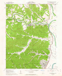 West Portsmouth 1961 topographic map thumbnail