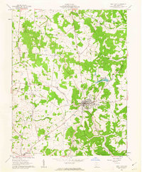 West Union 1961 topographic map thumbnail