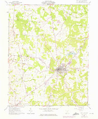 West Union 1961 topographic map thumbnail