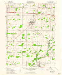 West Unity 1961 topographic map thumbnail