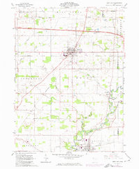 West Unity 1961 topographic map preview