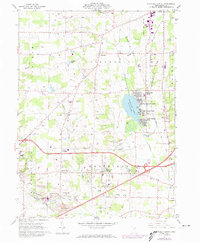 Westfield Center 1961 topographic map thumbnail