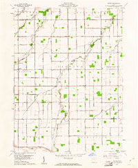 Wetsel 1960 topographic map thumbnail