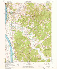 Wheelersburg 1961 topographic map thumbnail