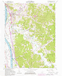 Wheelersburg 1961 topographic map thumbnail