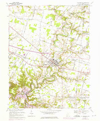 Williamsburg 1968 topographic map thumbnail
