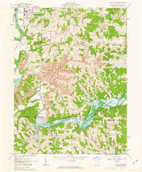 Wills Creek 1962 topographic map thumbnail