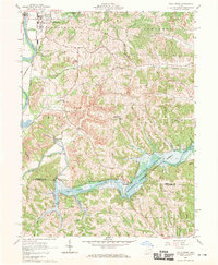 Wills Creek 1962 topographic map thumbnail