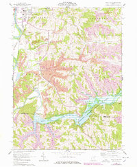 Wills Creek 1962 topographic map thumbnail