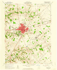 Wilmington 1961 topographic map thumbnail