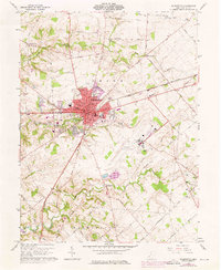 Wilmington 1961 topographic map thumbnail
