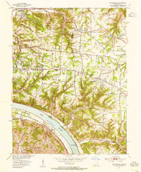 Withamsville 1953 topographic map thumbnail