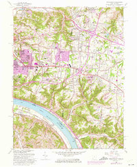 Withamsville 1961 topographic map thumbnail