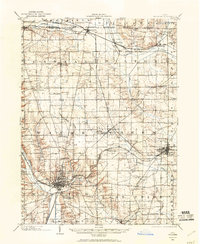 Wooster 1901 topographic map preview