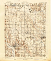 Wooster 1903 topographic map preview