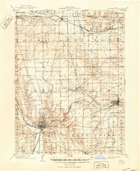 Wooster 1903 topographic map preview