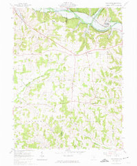 Walhonding 1961 topographic map preview