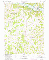 Walhonding 1961 topographic map preview