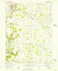 Sunbury 1955 topographic map thumbnail