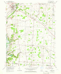 Sunbury 1955 topographic map thumbnail