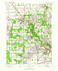 Sylvania 1951 topographic map preview