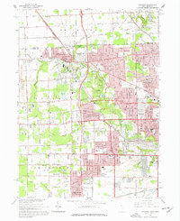 Sylvania 1965 topographic map thumbnail