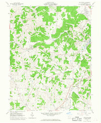 The Plains 1961 topographic map thumbnail