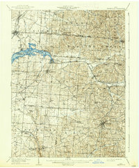 Thornville 1909 topographic map thumbnail