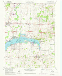 Thornville 1961 topographic map thumbnail