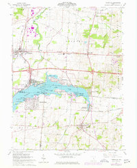 Thornville 1961 topographic map thumbnail