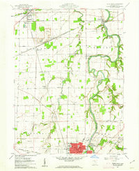 Tiffin North 1960 topographic map thumbnail