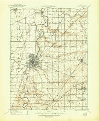 Tiffin 1906 topographic map thumbnail