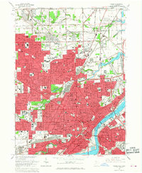Toledo 1965 topographic map thumbnail