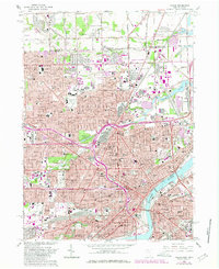 Toledo 1965 topographic map thumbnail