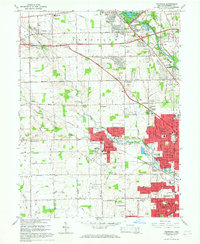 Trotwood 1965 topographic map thumbnail