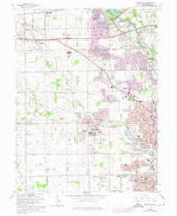 Trotwood 1965 topographic map thumbnail