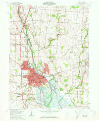 Troy 1961 topographic map preview