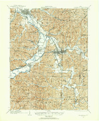 Uhrichsville 1909 topographic map thumbnail