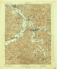 Uhrichsville 1911 topographic map thumbnail