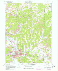 Uhrichsville 1961 topographic map thumbnail