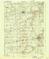 Upper Sandusky 1907 topographic map preview