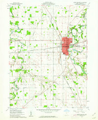 Upper Sandusky 1960 topographic map thumbnail