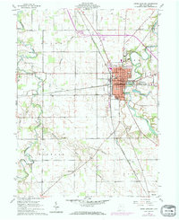 Upper Sandusky 1960 topographic map thumbnail