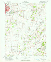 Urbana East 1961 topographic map preview