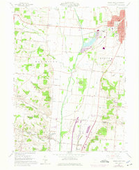Urbana West 1961 topographic map thumbnail